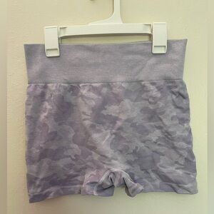 Purple Camo Athletic Shorts